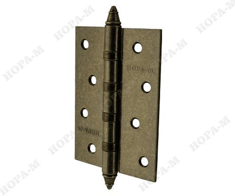 DE LUX Петля 4"-4ВВ (застар.бронза) с колп.