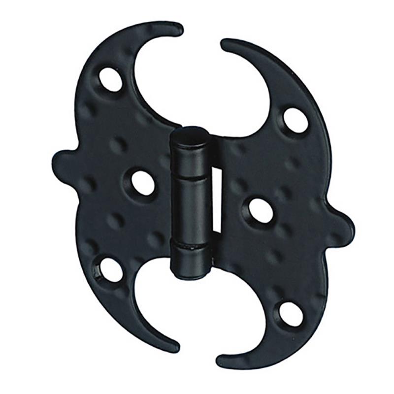 Петля накладная черная Amig 553-75*75*1,5